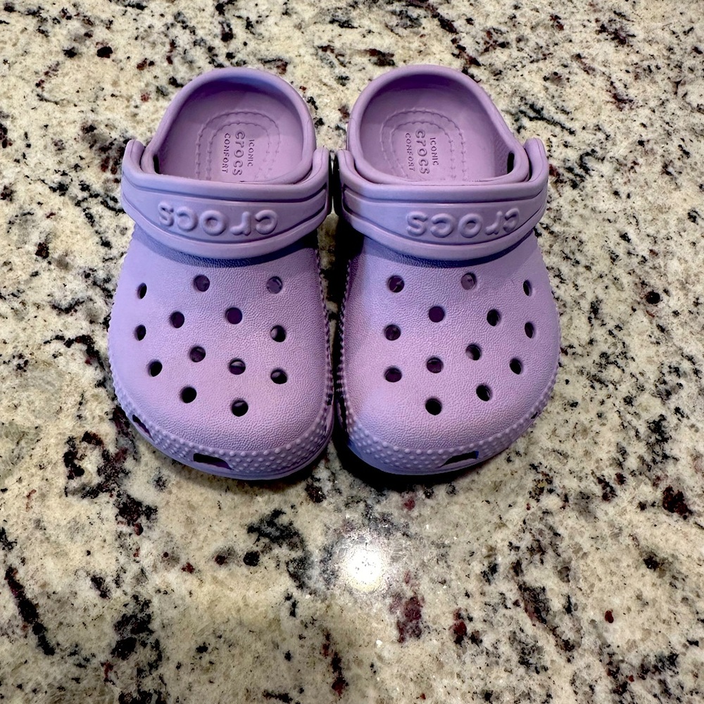Toddler lavender Crocs